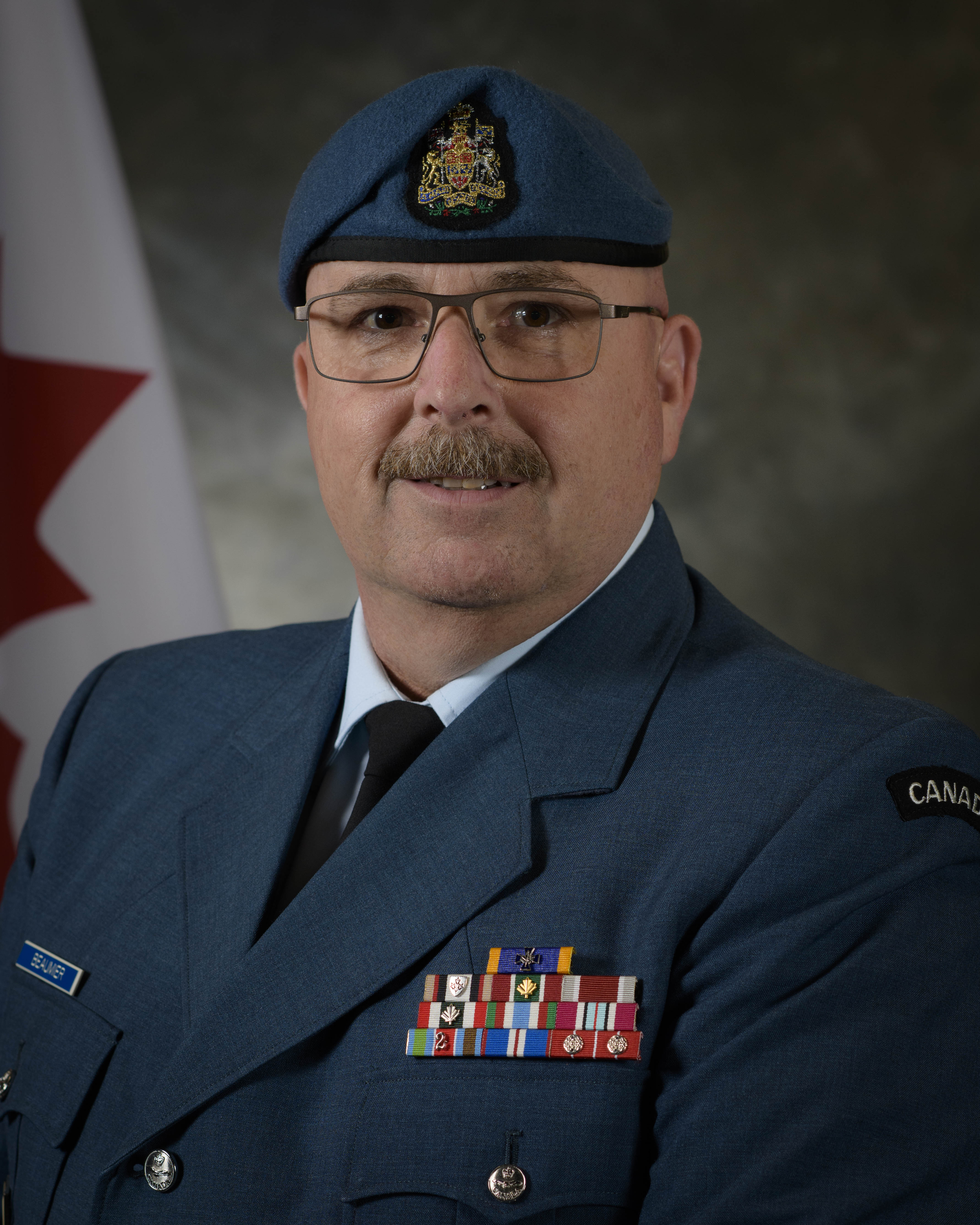 A picture of Chief Warrant Officer Marc Beaumier, Canadian Forces Military Police Group Chief
Warrant Officer.
